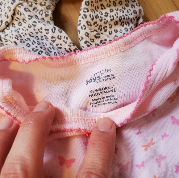 NB 0-3 Adorable Baby Clothing Set in Pink and Gray - Picture 7 of 7